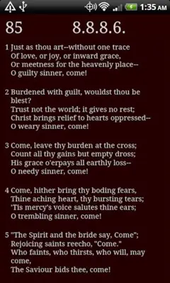 Echoes of Grace Hymns android App screenshot 0